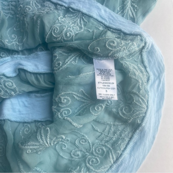 Language silk blouse - Picture 4 of 9